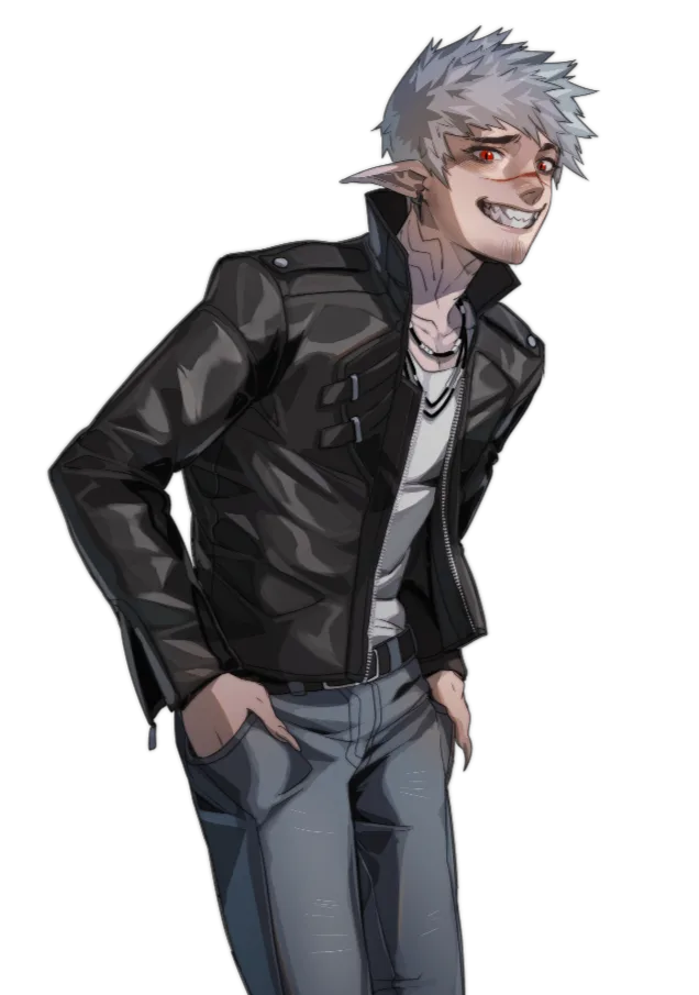 Character sprite: a love interest portrait on a transparent background.